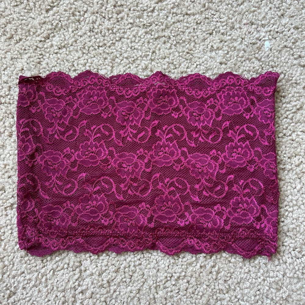 fashion nova lace tube top